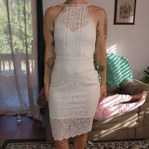 Express Lace Bodycon Sleeveless Dress Size 10
